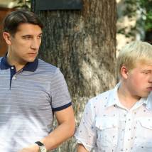Сергей Угрюмов на съемках сериала "Департамент"