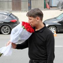 Сергей Угрюмов на съемках сериала "Департамент"