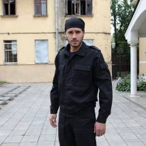 Семен Шкаликов на съемках сериала "Департамент"