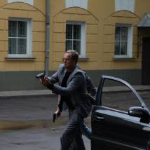 На съемках фильма "Департамент"