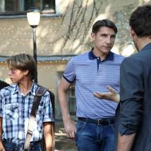 Сергей Угрюмов на съемках сериала "Департамент"