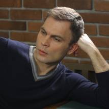 Роман Грибков на съемках сериала "Принцип Хабарова"