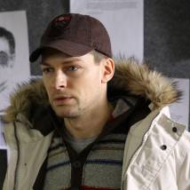Даниил Страхов на съемках сериала "Принцип Хабарова"