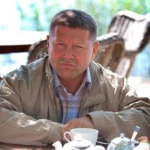 Михаил Трясоруков на съемках сериала "Агент особого назначения 4"