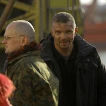Владимир Епифанцев и Сергей Фролов на съемках фильма "Кремень. Освобождение"