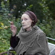 Татьяна Кузнецова на съемках сериала "Бедные родственники"