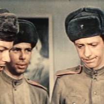 Владимир Конкин, Сергей Иванов и Владимир Герасимов в фильме "Аты-баты, шли солдаты..."
