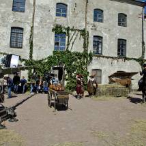На съемках фильма "Три мушкетера"