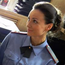 Анна Бачалова на съемках сериала "Под прицелом"