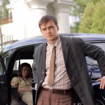 Алексей Бардуков на съемках сериала "Красные горы"