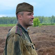 На съемках фильма "Истребители"