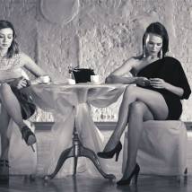 Татьяна Геворкян и Екатерина Маликова в фильме "Sex, кофе, сигареты"