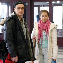 Илья Коробко на съемках сериала "Молодежка"