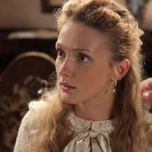 Алиса Сапегина на съемках сериала "Тайны института благородных девиц"