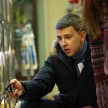 Сергей Шарифуллин на съемках сериала "Суперопер капитан Брагин"