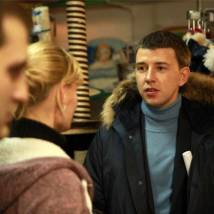 Сергей Шарифуллин на съемках сериала "Суперопер капитан Брагин"