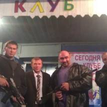 На съемках фильма "Дельта"