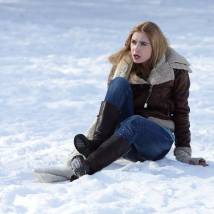 Анна Андрусенко на съемках сериала "Ангел или демон" (© фото: АМЕДИА)