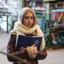 Анна Андрусенко на съемках сериала "Ангел или демон" (© фото: АМЕДИА)
