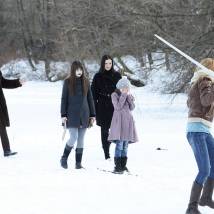 На съемках фильма "Ангел или демон"
         (© фото: АМЕДИА)