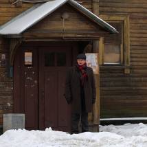Андрей Ильин на съемках сериала "Майор полиции"