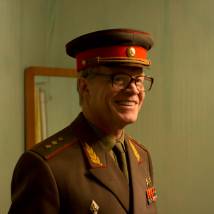 Александр Кузнецов на съемках фильма "Главный"