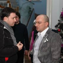 Дмитрий Нагиев на съемках фильма "Полярный рейс"