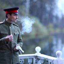 Максим Матвеев на съемках фильма "Любовь за Любовь"