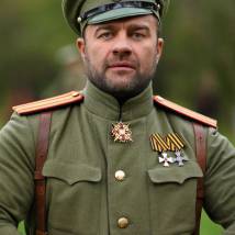 Михаил Пореченков на съемках фильма "Любовь за Любовь"