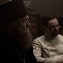Юрий Орлов на съемках фильма "Григорий Р."