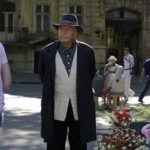 Андрей Смирнов на съемках сериала "Черные кошки"
