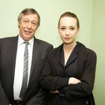 Михаил Ефремов и Чулпан Хаматова на съемках фильма "Инородное тело"