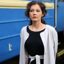 Полина Агуреева на съемках фильма "Прощай, любимая"
