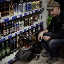 Рафик Галеев на съемках фильма "Охотники за головами"