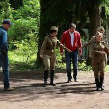 На съемках фильма "Не покидай меня"