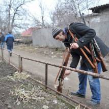 На съемках фильма "Переводчик"