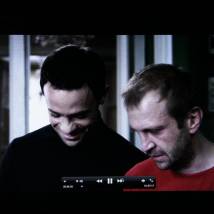 На съемках фильма "Пельмени"