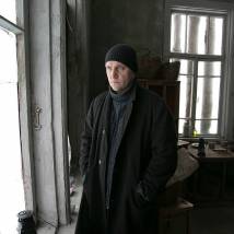 Александр Кобзарь на съемках фильма "Пленница"