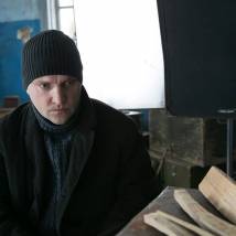 Александр Кобзарь на съемках фильма "Пленница"