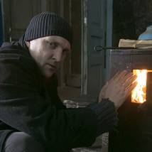 Александр Кобзарь на съемках фильма "Пленница"