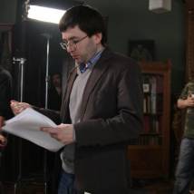 Юрий Кузавков на съемках сериала "Генералы против генералов"