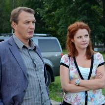 Марат Башаров и Екатерина Вуличенко в сериале "Доброе имя"