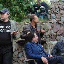 Иван Китаев на съемках фильма "Неслучайная встреча"