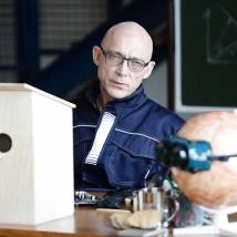 Павел Кабанов на съемках сериала "Классная школа"