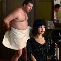 Екатерина Климова на съемках сериала "Волчье солнце"