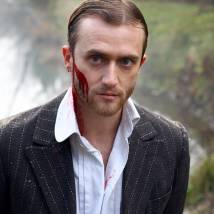 Сергей Годин на съемках сериала "Волчье солнце"