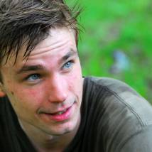 Александр Петров на съемках сериала "Обнимая небо"