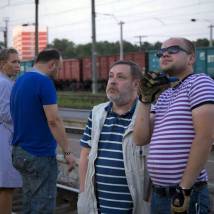 На съемках фильма "Причал Любви и Надежды"