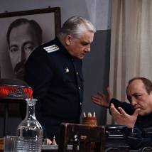 Юрий Шлыков, Виктор Тереля на съемках сериала "Марьина Роща 2"