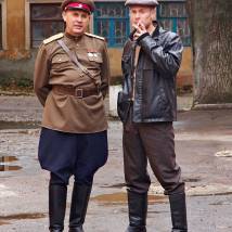На съемках фильма "Марьина Роща 2"